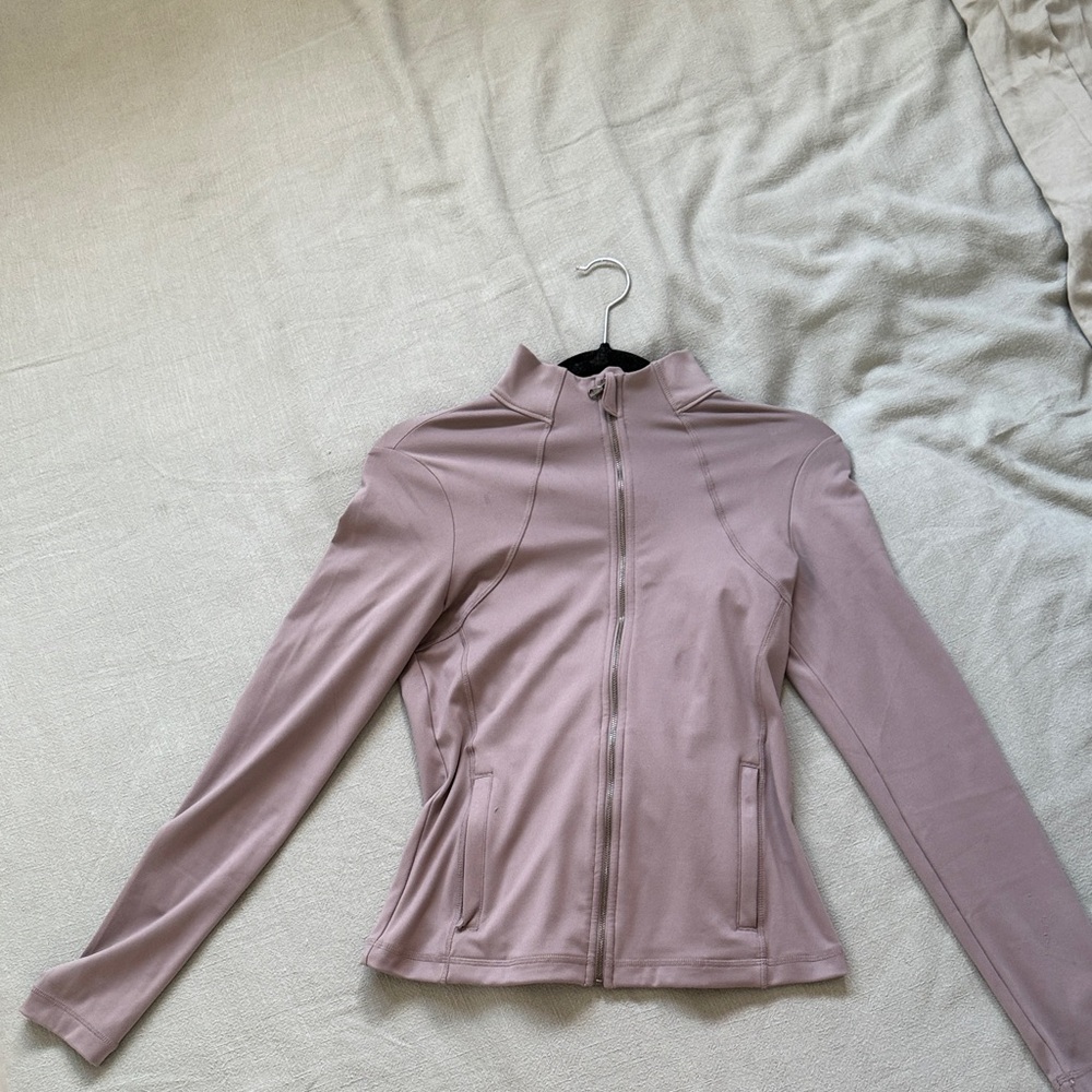 Gilly Hicks Soft Pink Bomber Jacket